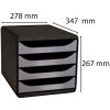 Big-Box Classic ladebak zwart-zilver metallic