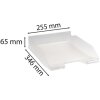Brievenbakje combo 2 Glanzend wit