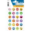 herma glimmered smily stickers decor Beloningsstickers