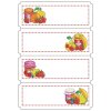 zelfklevende kleurrijke fruitstickers uit de vario-serie