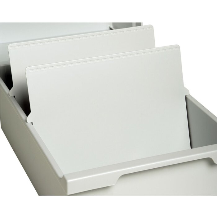 Verdeelborden A6-4x6" lichtgrijs