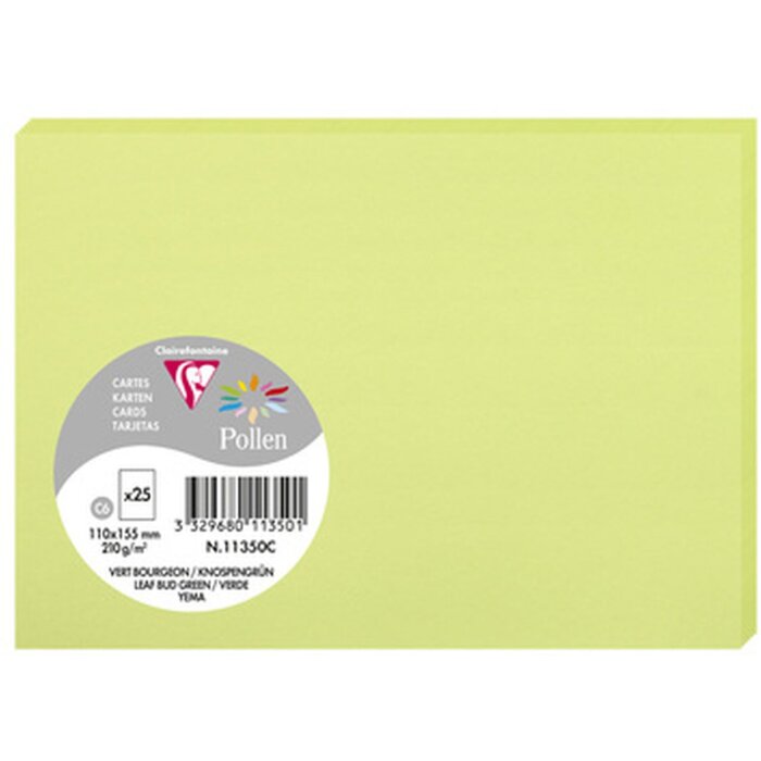 Kaart c6 Pollen 210g knop groen