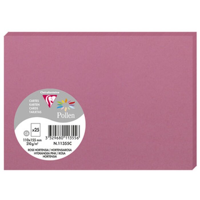 Kaart C6 Stuifmeel 210g hortensia roze