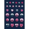 glinsterende diamanten uit de glam rocks series