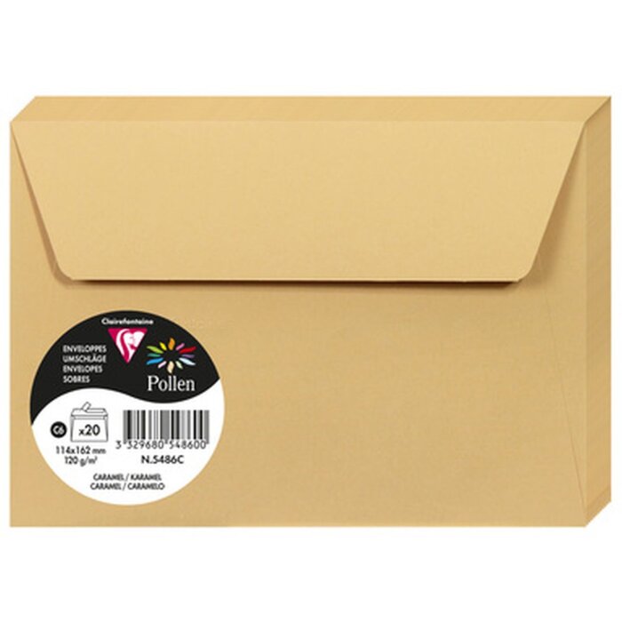 Envelop c6 Pollen 120g caramel