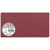 Pak 25 kaarten stuifmeel, dl 106x213mm, 210g bordeaux