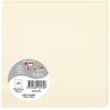 Pak 25 kaarten stuifmeel, 135x135mm, 210g ivoor