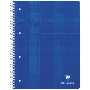 College notitieboek a4+ 22,5x29,7cm, 80 vel, 90g, vierkant met kader