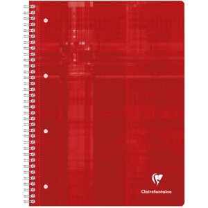 College notitieboek a4+ 22,5x29,7cm, 80 vel, 90g, vierkant met kader