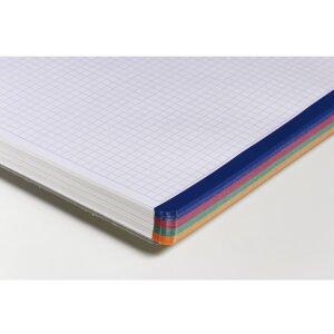 College notitieboek a4+ 22,5x29,7cm, 80 vel, 90g, vierkant met kader