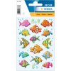 kleurrijke visstickers uit de DECOR-reeks