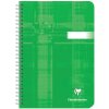 Spiraalboek Clairefontaine, din a5 14,8x21cm, 50 vel, 90g, vierkant