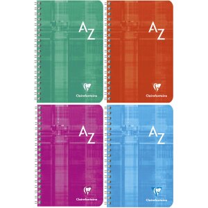 Indexboek 11x17cm, 50 vellen, 90g, geruit