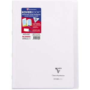 Koverbook pp Clairefontaine, din a4, 48 vellen, 90g, geruit