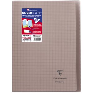 Koverbook pp Clairefontaine, din a4, 48 vellen, 90g, geruit
