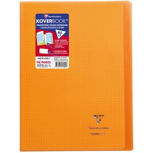 Koverbook pp Clairefontaine, din a4, 48 vellen, 90g, geruit