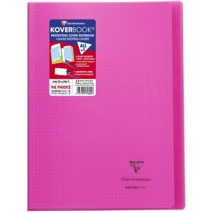 Koverbook pp Clairefontaine, din a4, 48 vellen, 90g, geruit