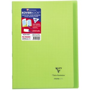 Koverbook pp Clairefontaine, din a4, 48 vellen, 90g, geruit