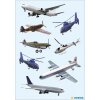 herma zelfklevende stickers met vliegtuigen en helikopters van decor