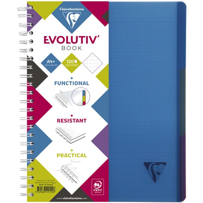 Evolutiv Boek A4+ vierkant 120 vel