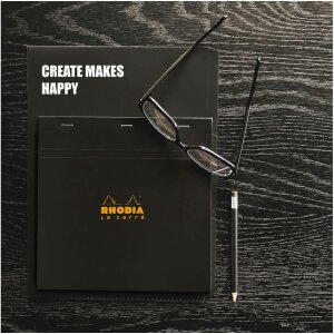 Blok Le Carré vierkant Rhodia, 14,8x14,8cm