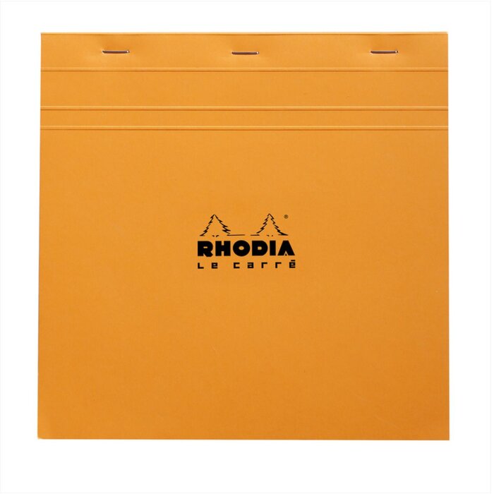 Onderlegger Le Carré vierkant Rhodia, 5,2x7,5 cm 80 vel, geruit