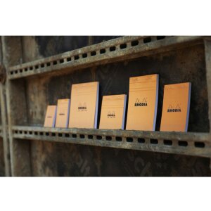 Onderlegger Le Carré vierkant Rhodia, 5,2x7,5 cm 80 vel, geruit