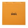 Onderlegger Le Carré vierkant Rhodia, 5,2x7,5 cm 80 vel, geruit