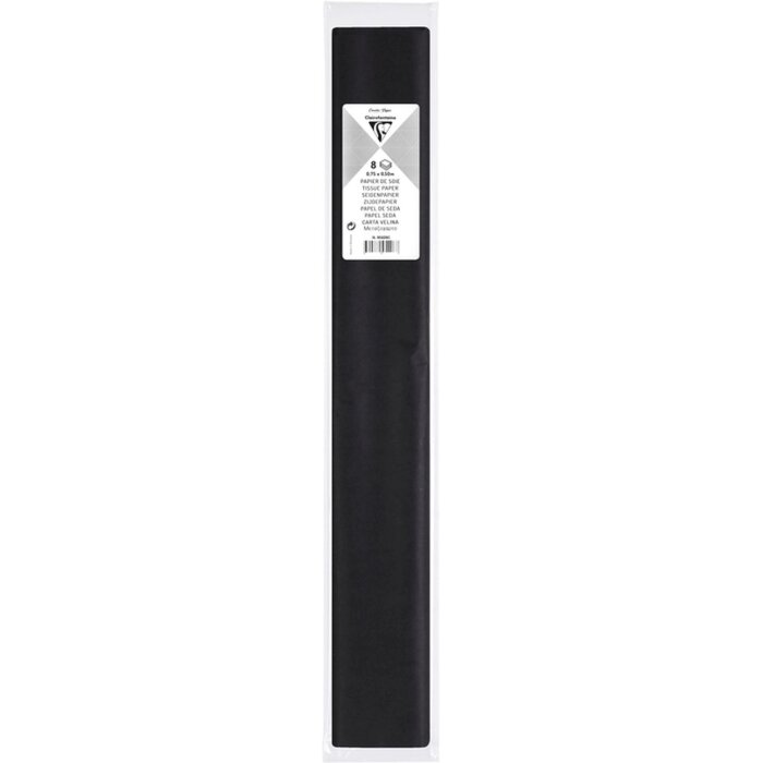 Tissue papier zwart 8 vellen
