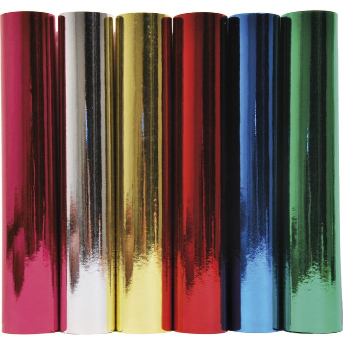 Rol aluminiumpapier, eenzijdig gekleurd, 2x0,70m, 80g