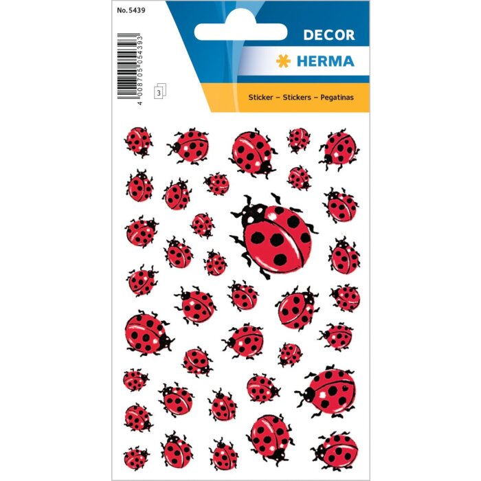 rode lieveheersbeestjes uit de DECOR-reeks