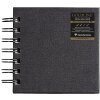 Schetsboek vierkant Goldline, 10x10cm, 140g - Zwart