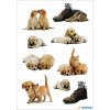 schattig decor hond puppies 3 blad