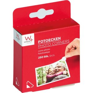 Walther Fotohoeken 250 stuks zelfklevend