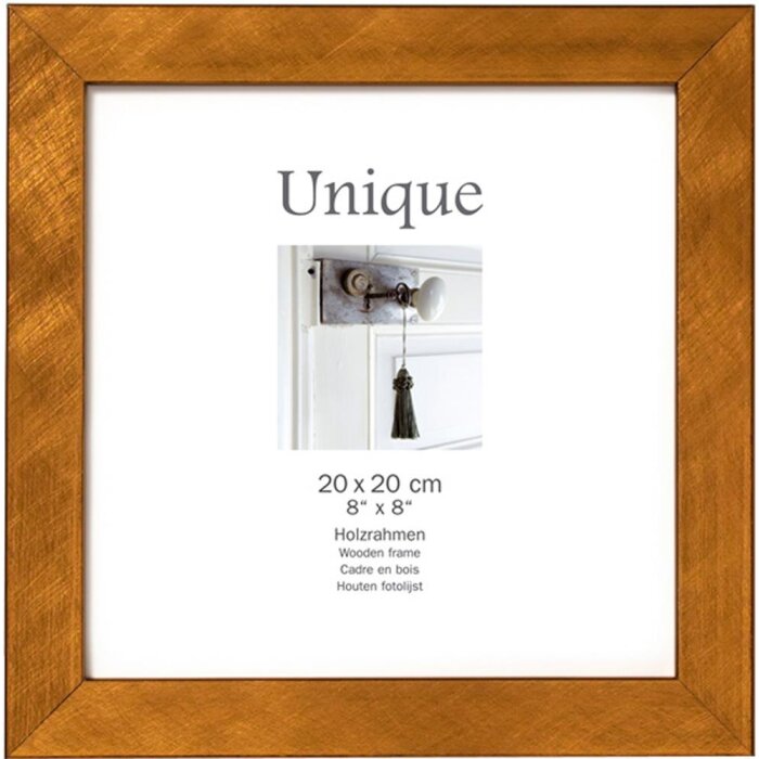 Houten lijst koper 40x40 Uniek 5