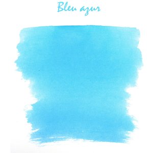Inkt voor vulpen 30 ml azuurblauw