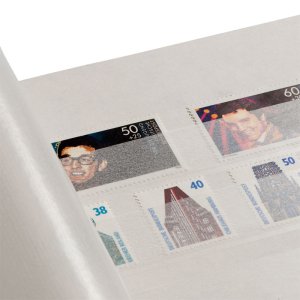 Stock album stempel voor postzegels 16 witte paginas