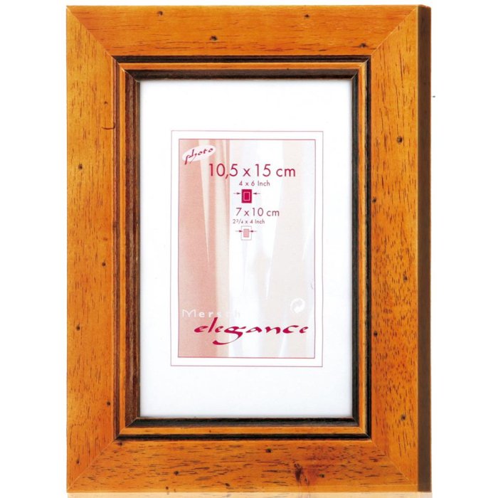 Fotolijst geel hout 24x30 cm Louisiane