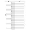 Exacompta Exatime 11 Notes - Notitieblok voor agenda 8,5x12 cm