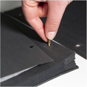 Extra bladen Exacompta zwart 29x37 cm