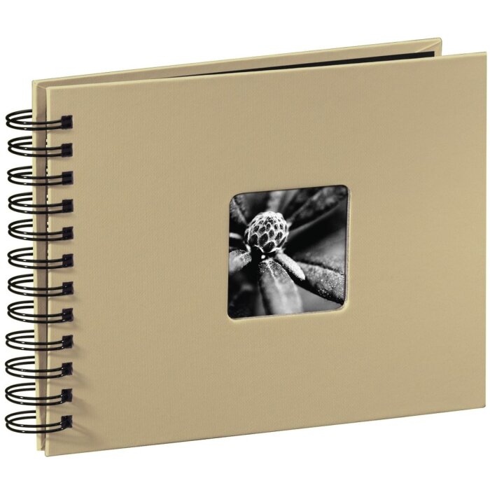 Small Album Spiraal Album Fine Art 24x17 cm taupe