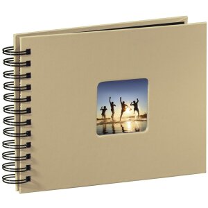 Small Album Spiraal Album Fine Art 24x17 cm taupe