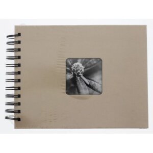 Small Album Spiraal Album Fine Art 24x17 cm taupe