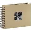 Small Album Spiraal Album Fine Art 24x17 cm taupe