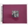 Small Album Spiraal Album Fine Art 24x17 cm roze