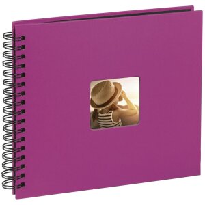 Hama Spiraal Album Fine Art roze 36x32 cm 50 zwarte paginas