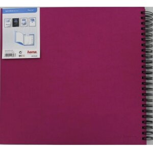 Hama Spiraal Album Fine Art roze 36x32 cm 50 zwarte paginas