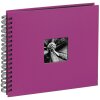 Hama Spiraal Album Fine Art roze 36x32 cm 50 zwarte paginas
