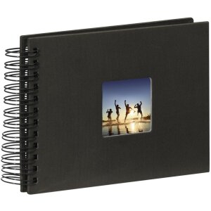 Small Album Spiraalalbum Fine Art 24x17 cm zwart