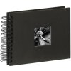 Small Album Spiraalalbum Fine Art 24x17 cm zwart